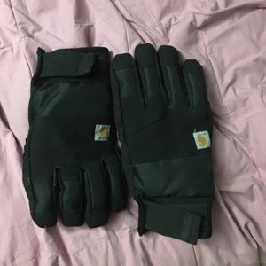 carhartt winter gloves size medium velcro fits all